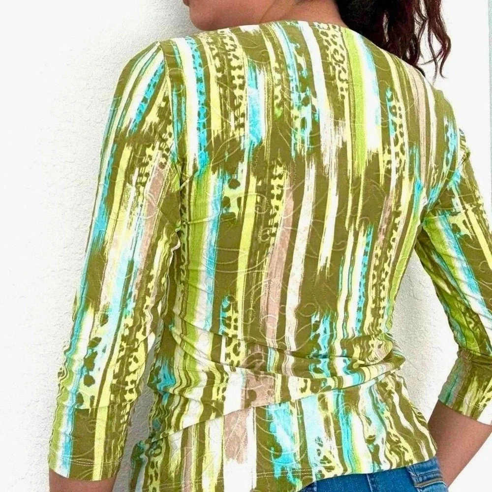 Y2K Abstract Print Top - Picture 3 of 7